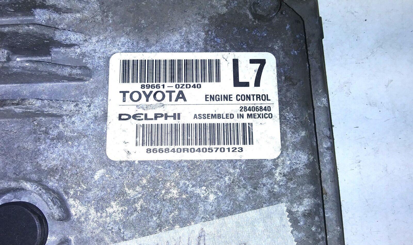 89661-0ZD40 ecm ecu computer 2014 Toyota Corolla - Swan Auto