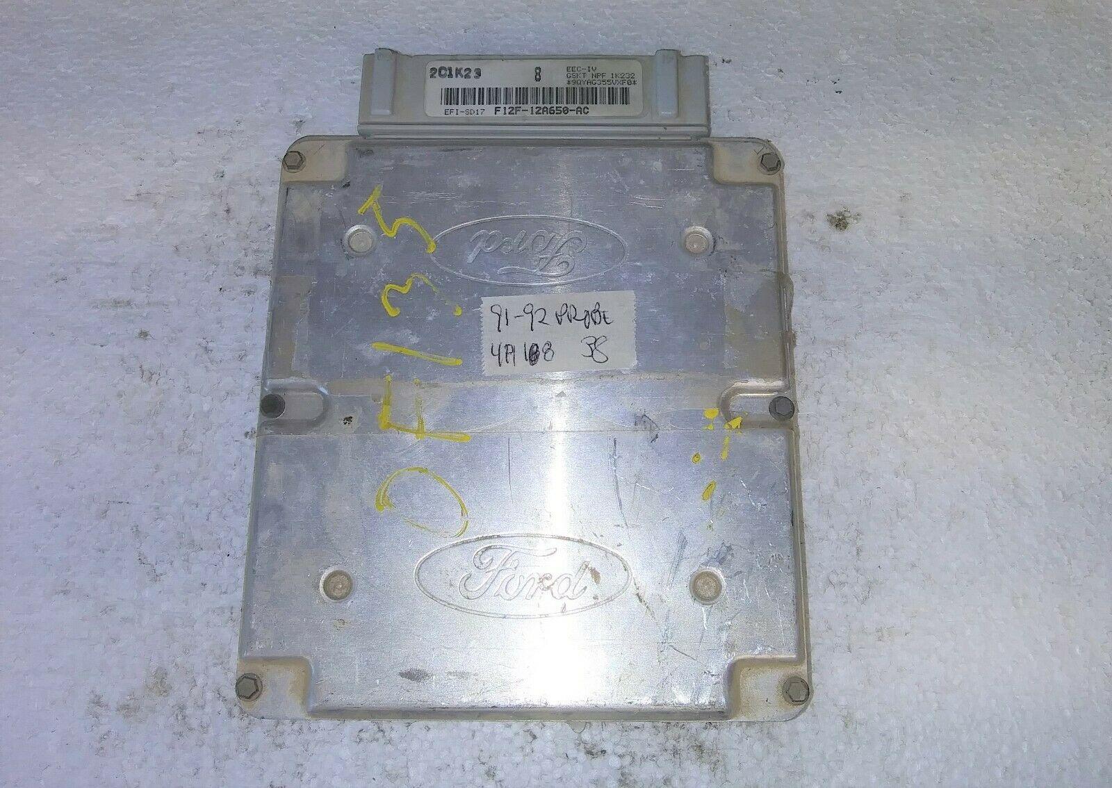 1991-1992 Ford Probe ecm ecu computer F12F-12A650-AC.