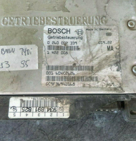 1995 BMW 740i TCM transmission computer 0 260 002 339.