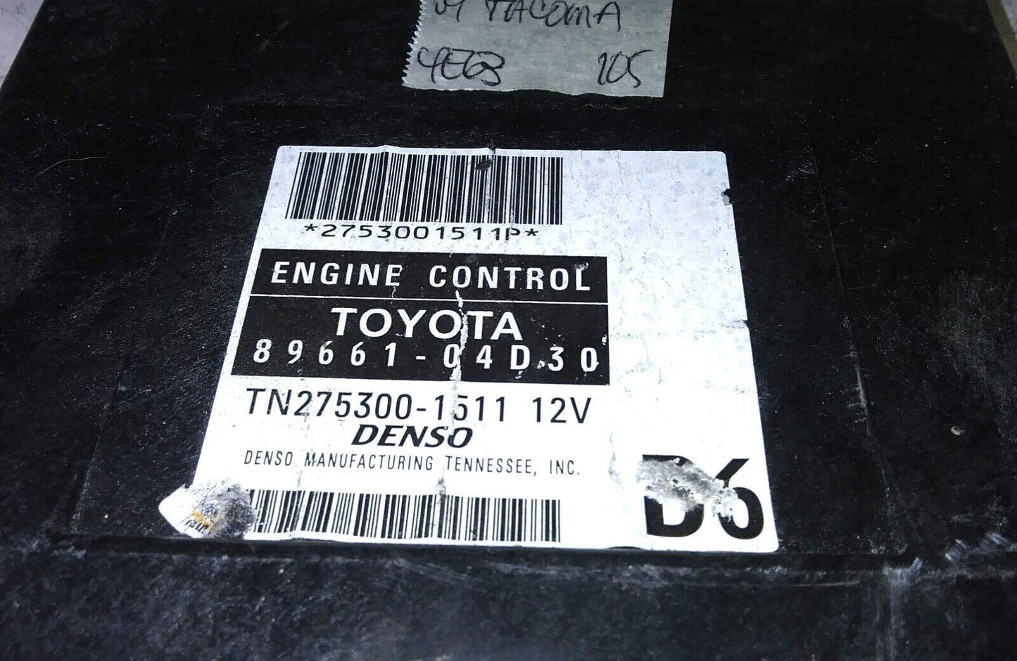 2009 Toyota Tacoma ecu ecm computer 89661-04D30 - Swan Auto