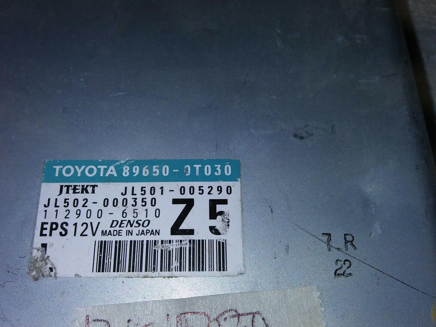 2013-2015 Toyota Venza steering control module 89650-0T030 - Swan Auto