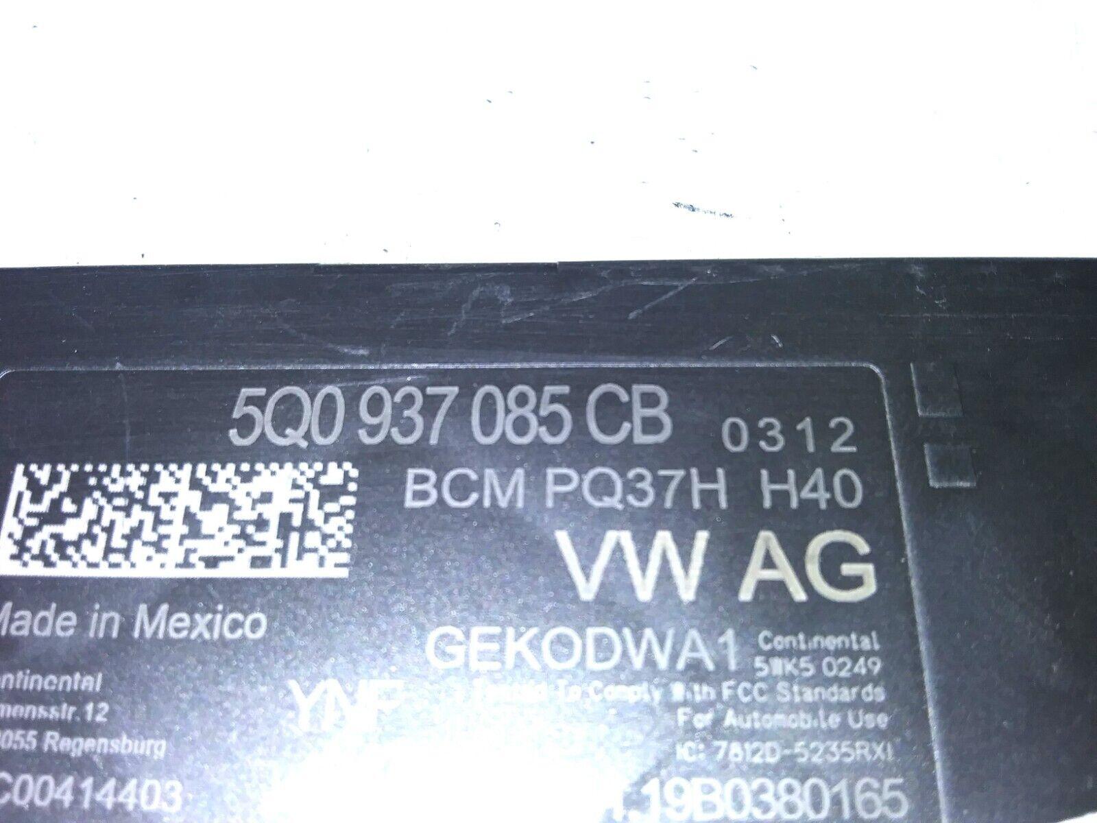 2020 Audi A3 bcm body control module 5Q0 937 085 CB - Swan Auto