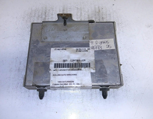 21021058 Saturn S Series 1993 abs anti-lock brake control module - Swan Auto