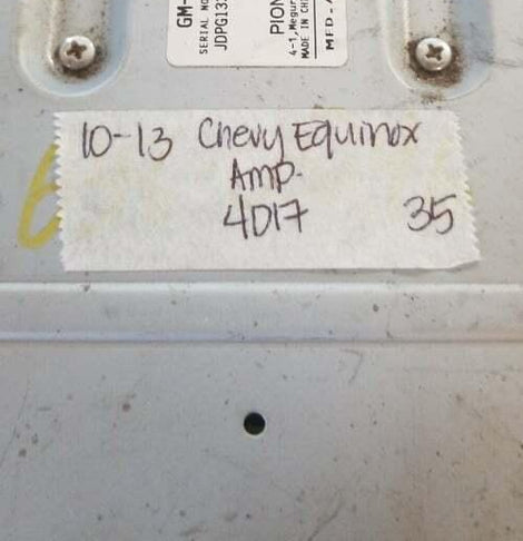 2010-2013 Chevy Equinox Amplifier Control Module 20872156.