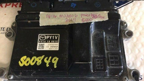 2014-2016 Mazda 6 Mazda6 ecm ecu computer PY1V 18 881E.