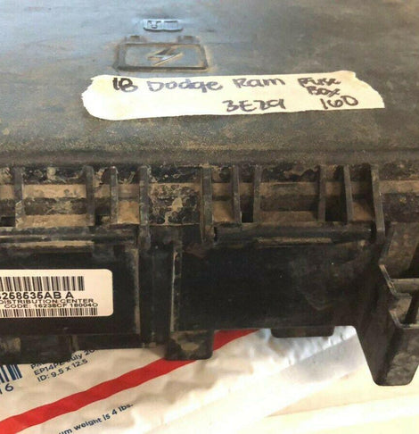 2018 Dodge Ram Pickup TIPM fuse junction box P68258535AB.