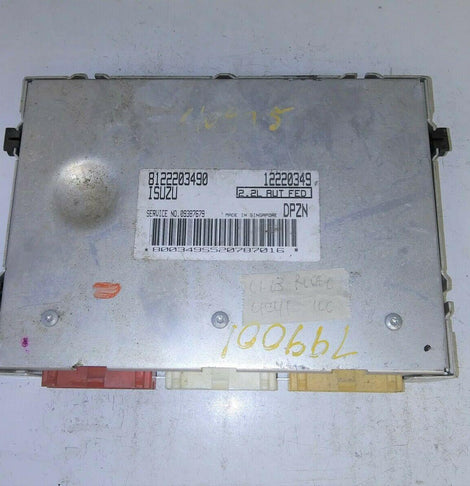 2001-2003 Isuzu Rodeo ecu ecm computer 8122203490.