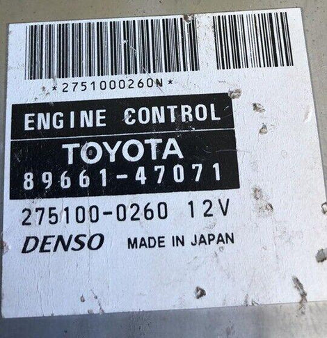 2006 Toyota Prius ecu ecm computer 89661-47071.