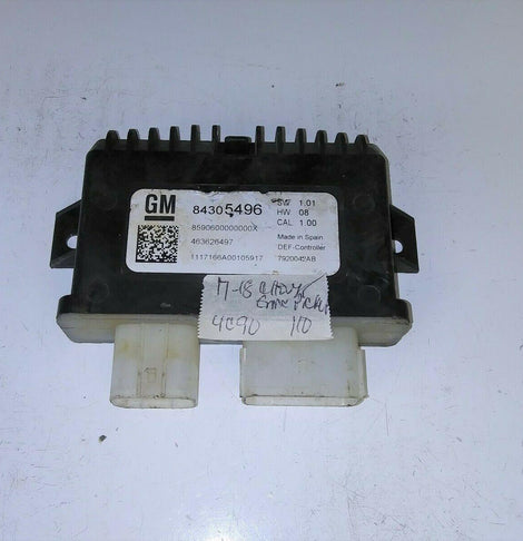 2017-2018 Chevy or GMC pickup fluid emission module 84305496.