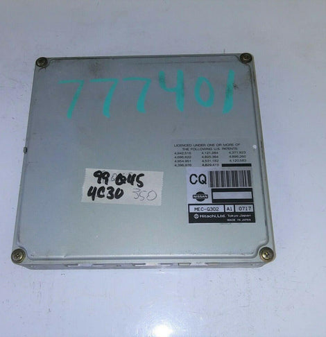 1999 Infiniti Q45 ecm ecu computer MEC-G302.