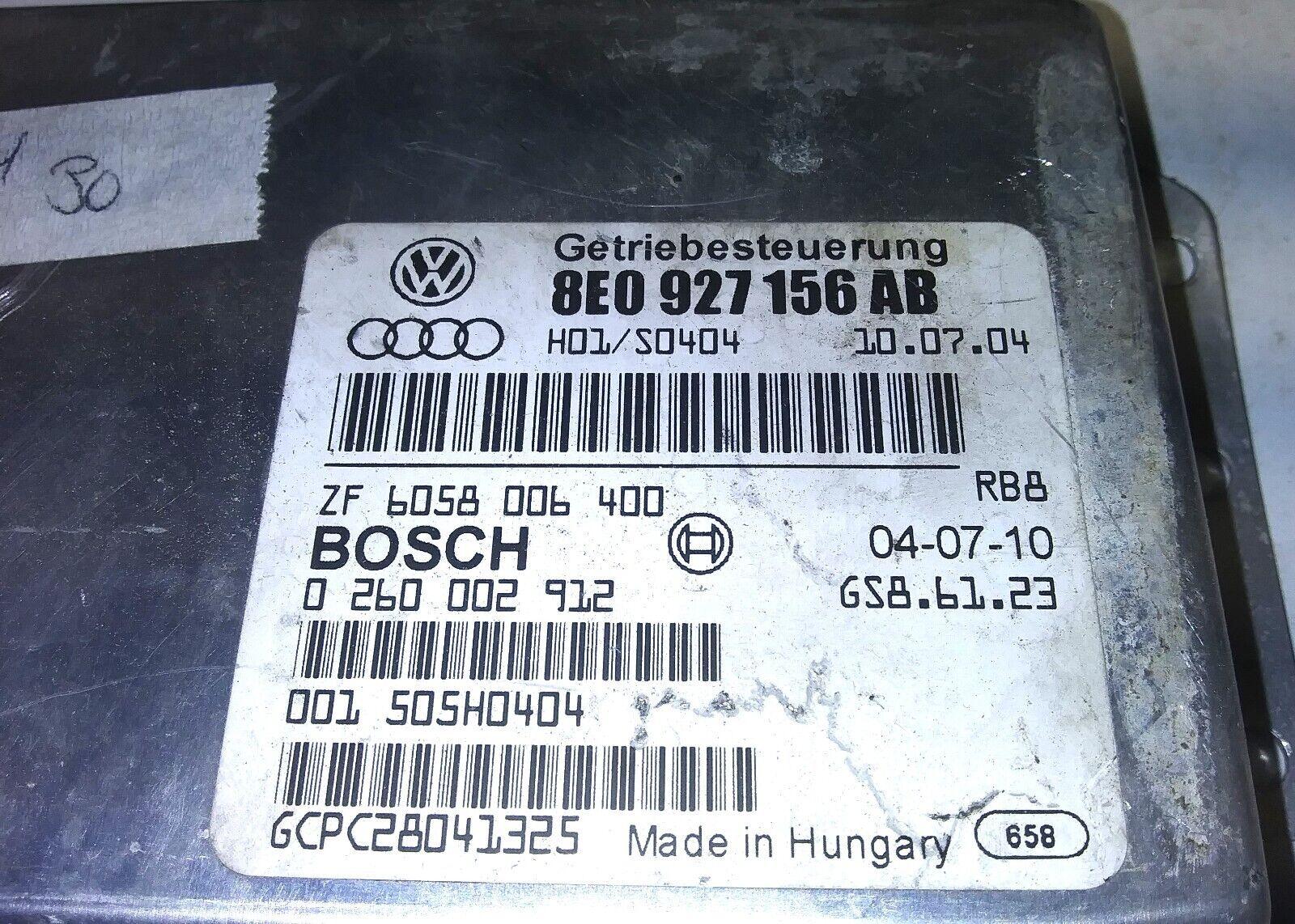 8E0 927 156 AB tcm transmission computer module 2003-2004 Audi A4 - Swan Auto