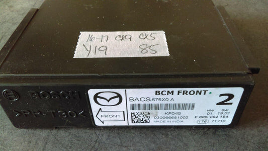 BACS-675X0 A Mazda CX5 CX9 2016-2017 bcm body control module - Swan Auto