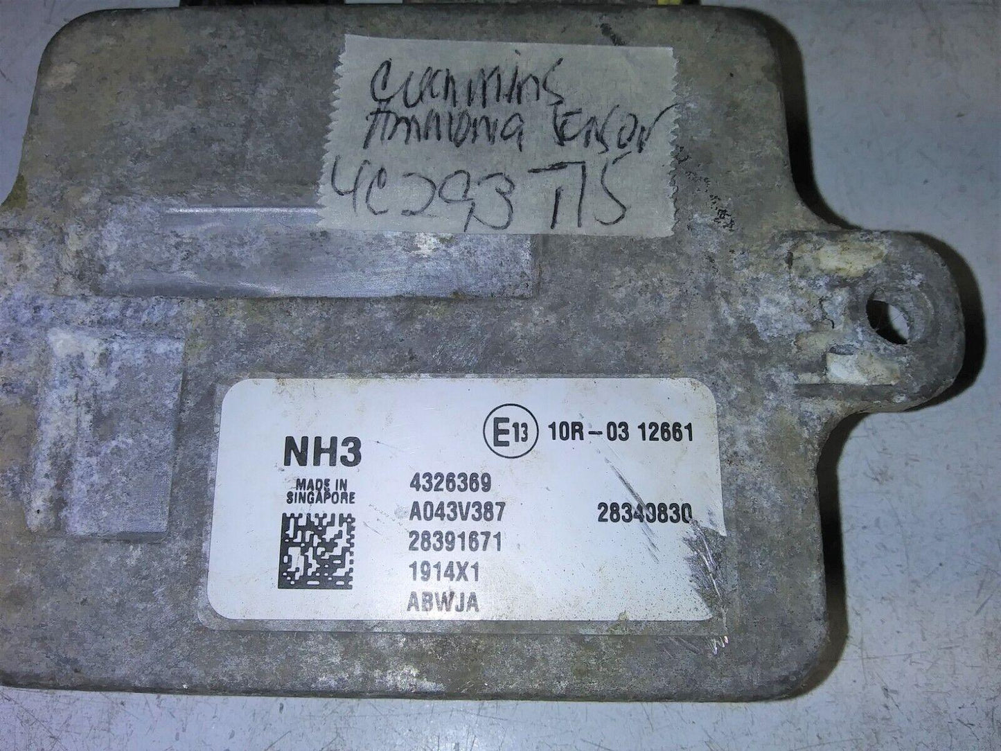 Cummins Ammonia Sensor control module 4326369 - Swan Auto